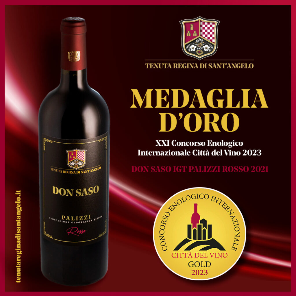 Don Saso 2021 - Medaglia D'oro Città del Vino